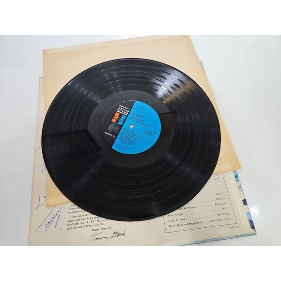 Rare Signed Tommy Stark 'Love Story' 1973 United Sound-Organ Jazz Lounge Vinyl - Picture 7 of 7